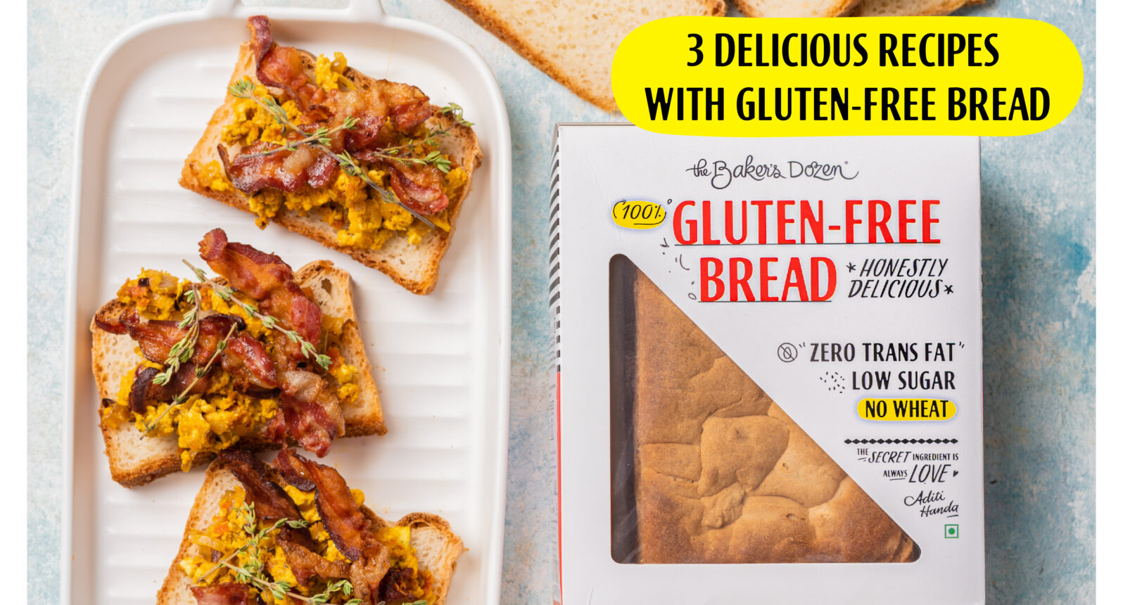 3 delicious recipes with gluten-free bread
